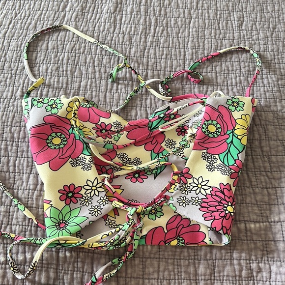 ZARA NEVER WORN OPEN BACK CORSET TOP SIZE M - Picture 2 of 5